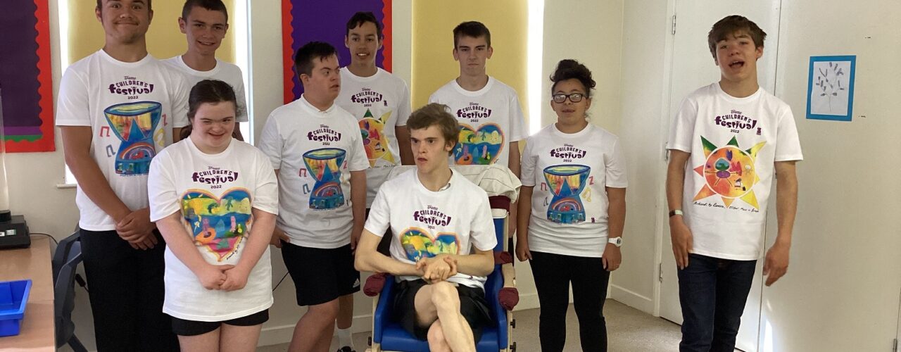 Critchill pupils have designed special T shirts for the Festival