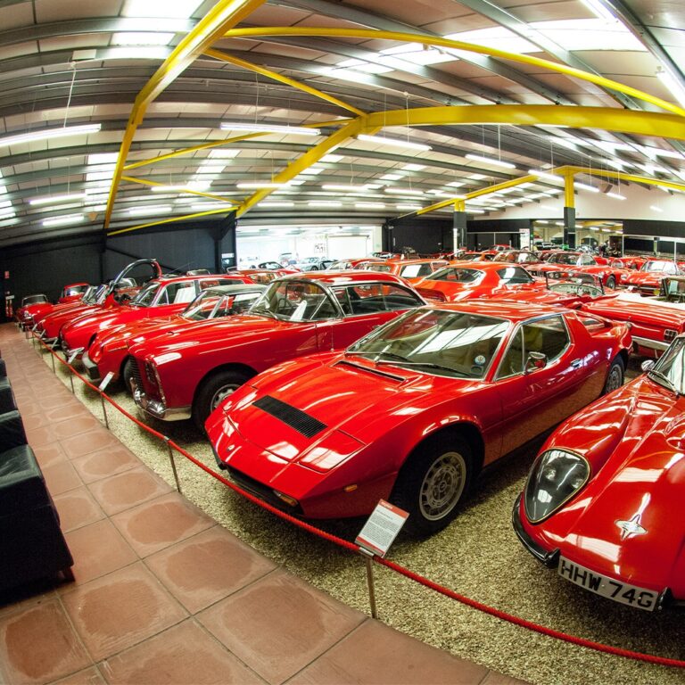 Haynes motor museum red room